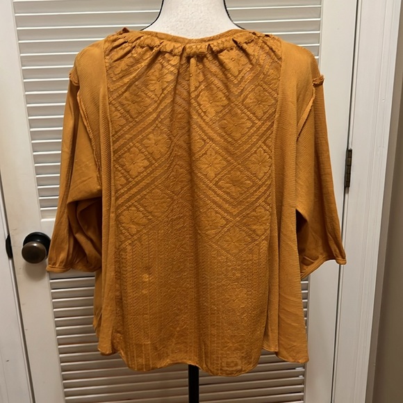 Free People Mae Top in Russet Orange, Size Small - Picture 13 of 17